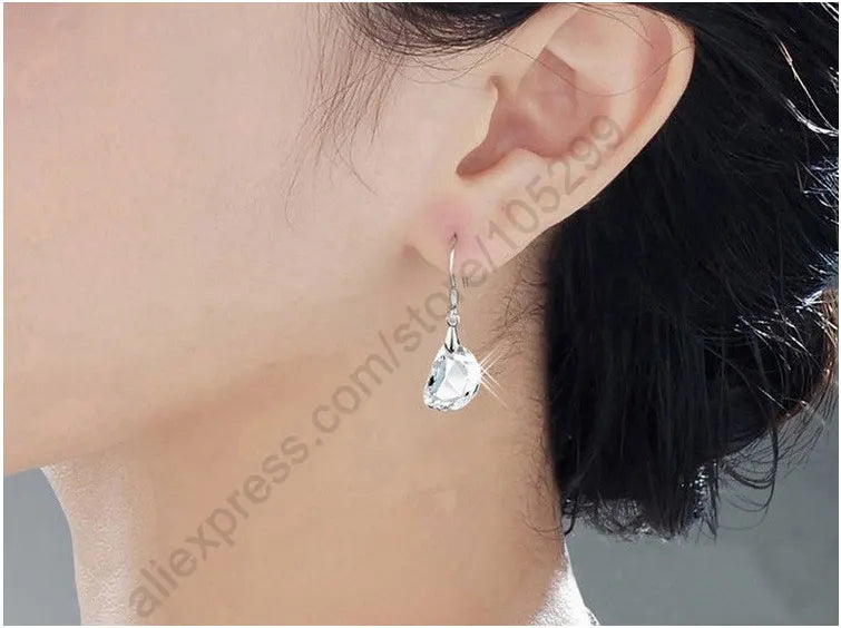 Sterling Silver Earring Pendant Necklace