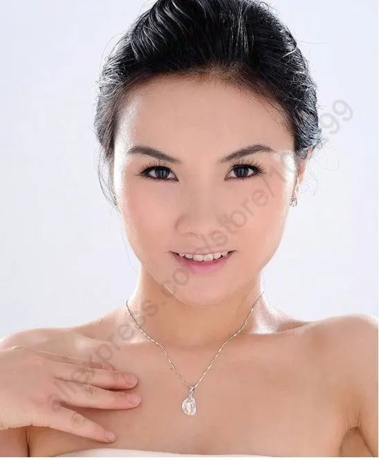 Sterling Silver Earring Pendant Necklace