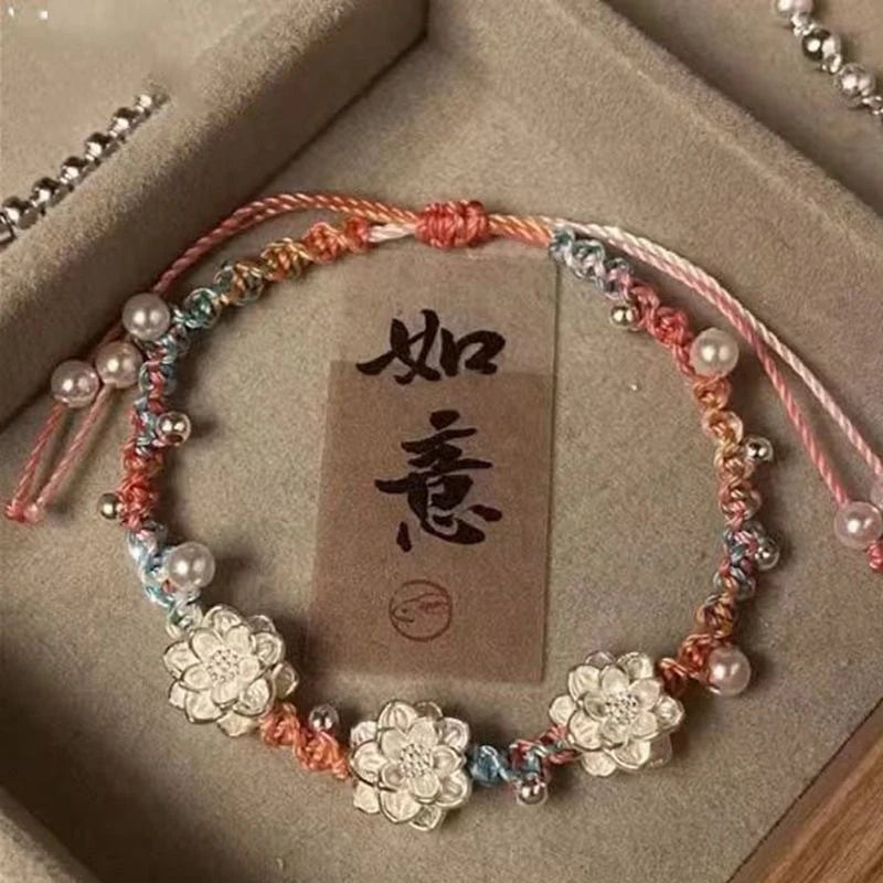 Fashion Sweet Pink Crystal Beads Bracelet for Women Men Attract Money Wealth Good Luck Bracelet Friendship Jewelry Birthday Gift